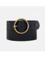 Ceinture en Cuir Noir Amsterdam Heritage