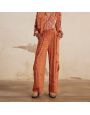 Pantalon Cargo Droit en Velour NEKANE