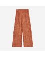 Pantalon Cargo Droit en Velour NEKANE
