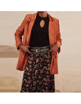 Blazer Oversize Velour Cotelé NEKANE