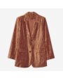 Blazer Oversize Velour Cotelé NEKANE