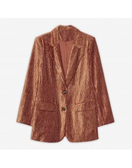 Blazer Oversize Velour Cotelé NEKANE