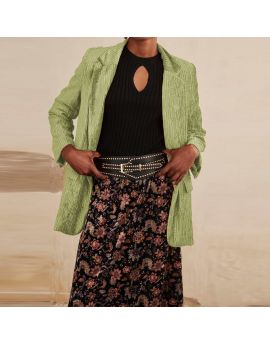 Blazer Oversize Velour Cotelé NEKANE