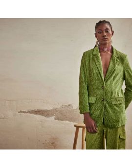 Blazer Oversize Velour Cotelé NEKANE