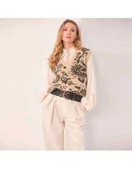 Gilet Maille Jacquard NEKANE