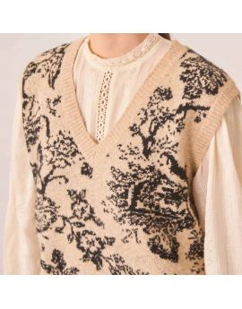 Gilet Maille Jacquard NEKANE