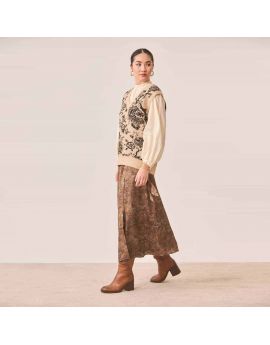 Gilet Maille Jacquard NEKANE