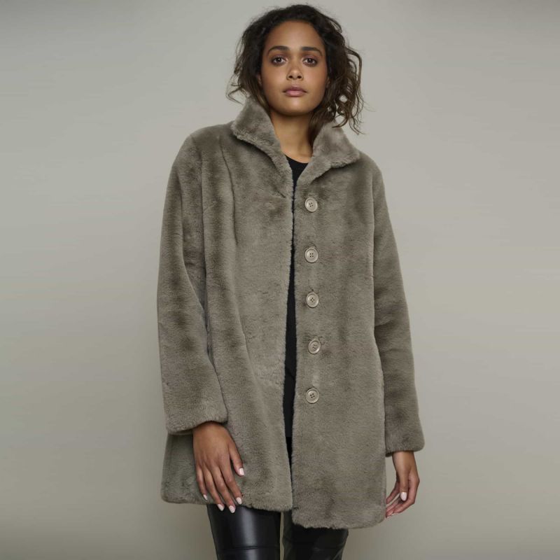 Manteau Fausse Fourrure NONNARINO PELLE