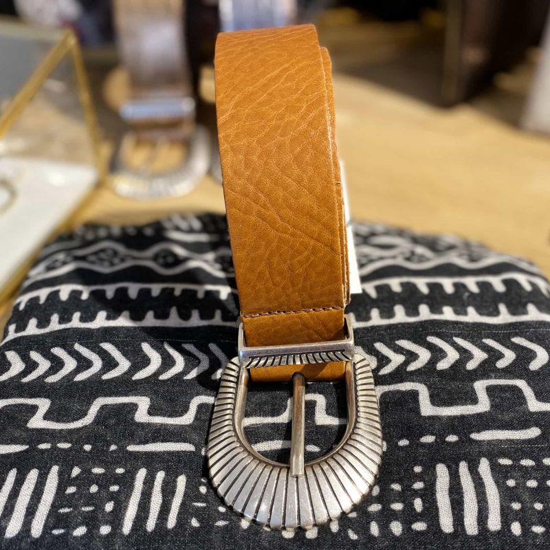 Ceinture Cuir Cognac Yolete
