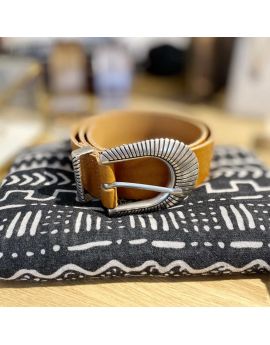 Ceinture Cuir Cognac Yolete