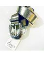 Ceinture Cuir Argent Yolete