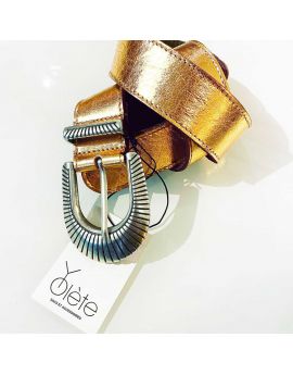 Ceinture Cuir Cuivre Yolete