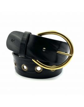 Ceinture Cuir Primavera Noir Yolete