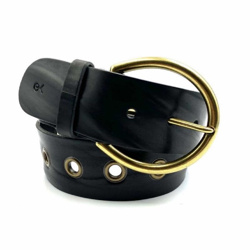 Ceinture Cuir Primavera Noir Yolete
