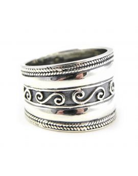 Bague Argent Ciselée