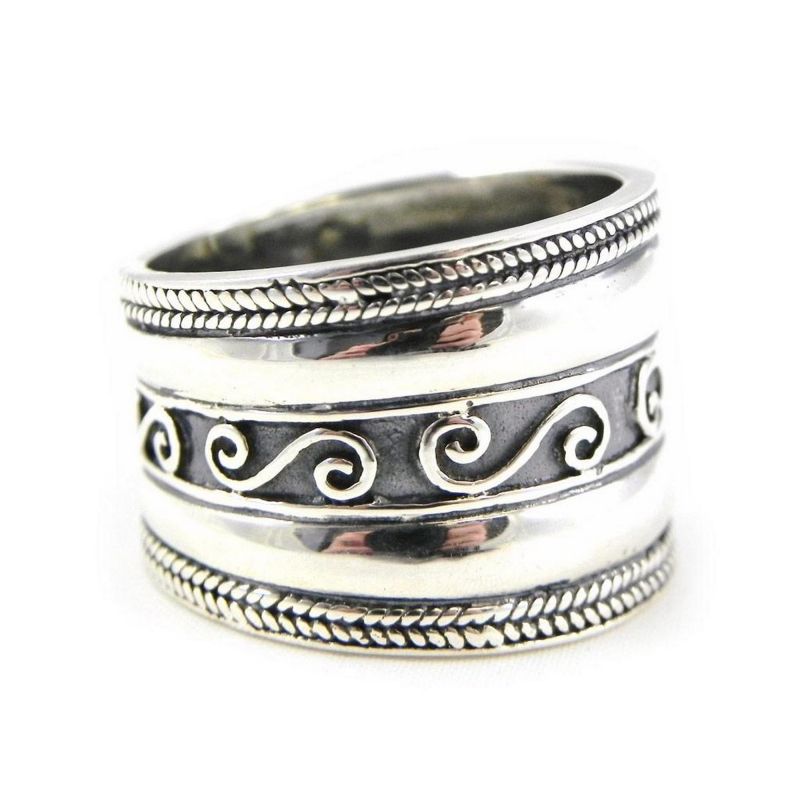 Bague Argent Ciselée
