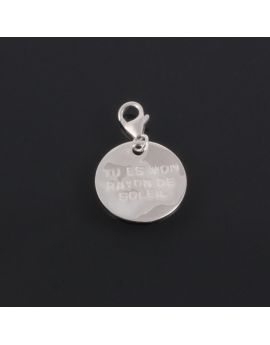 Charm Médaille message
