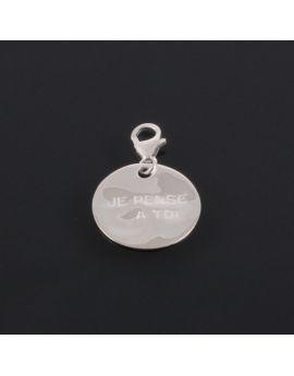 Charm Médaille message